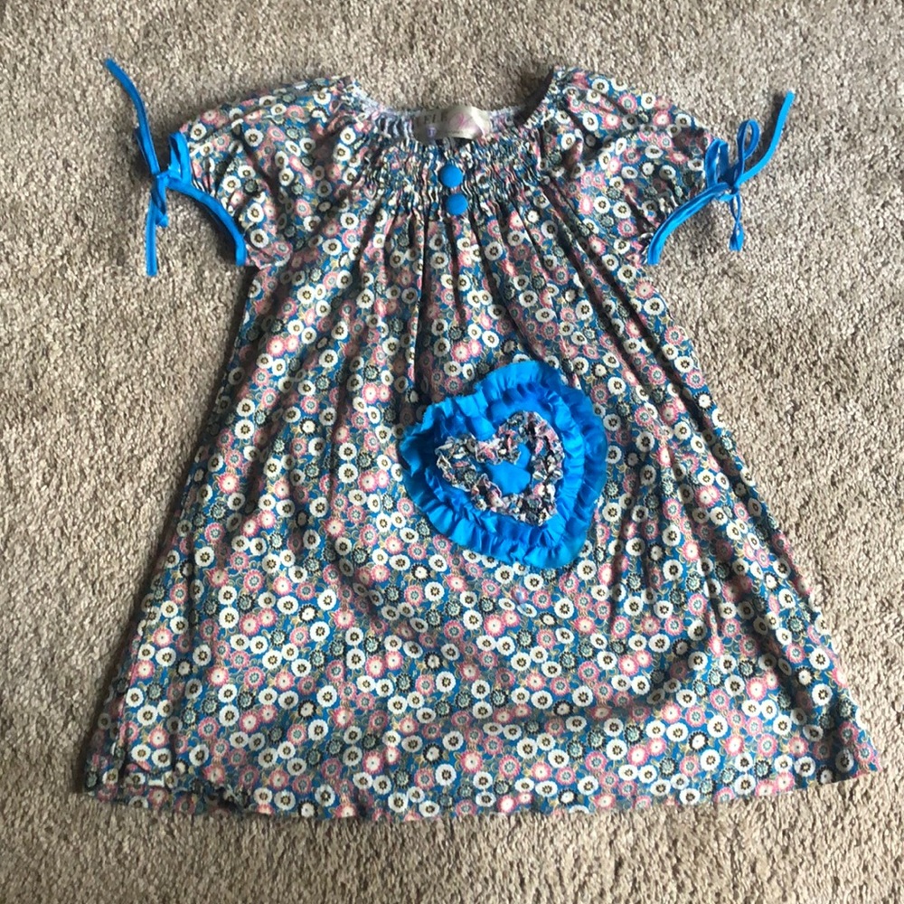 Lele Vintage heart pocket dress